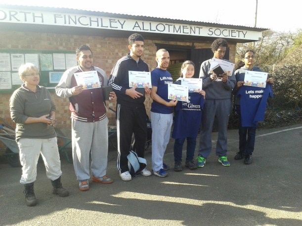 Challenge Network volunteers in action Feb 2014